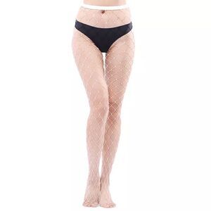🆕White High Waisted Fishnet Tights Stockings